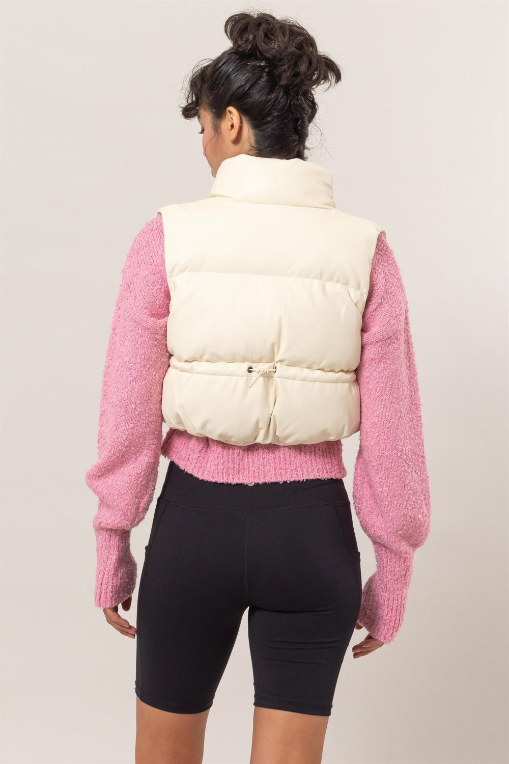HYFVE Pocketed Solid Vest Coat *