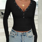 Devine V-Neck Long Sleeve T-Shirt