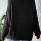 Contrast Dropped Shoulder Long Sleeve Sweater