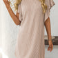 Mandy Ruffled Round Neck Short Sleeve Dress