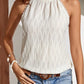 Lace Detail Grecian Neck Tank