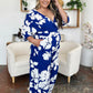 Double Take Full Size Printed Tie Back Wide Leg Jumpsuit
