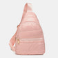 Quilted Adjustable Strap Puffy Sling Bag