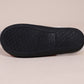 Snowman Round Toe Faux Fur Slippers