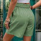 Tied High Waist Shorts with Pockets