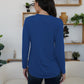 FAM-FAM Round Neck Long Sleeve T-Shirt