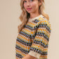 BiBi Multi Color Half Sleeve Sweater - Brand BiBi