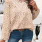 Devine Frill Round Neck Long Sleeve Shirt