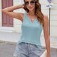 Notched Wide Strap Tank