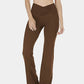 V-Waist Bootcut Long Pants