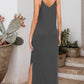Slit Scoop Neck Sleeveless Maxi Dress