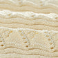 Openwork Round Neck Long Sleeve Sweater Dress