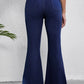 Asymmetric Waist Flare Jeans