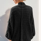 Double Take Full Size Open Front Long Sleeve Cardigan