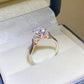 2 Carat Moissanite 925 Sterling Silver Ring