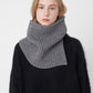 Slit Pullover Knit Scarf