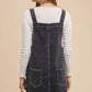Annie Wear Wide Strap Denim Overall Dress with Pockets