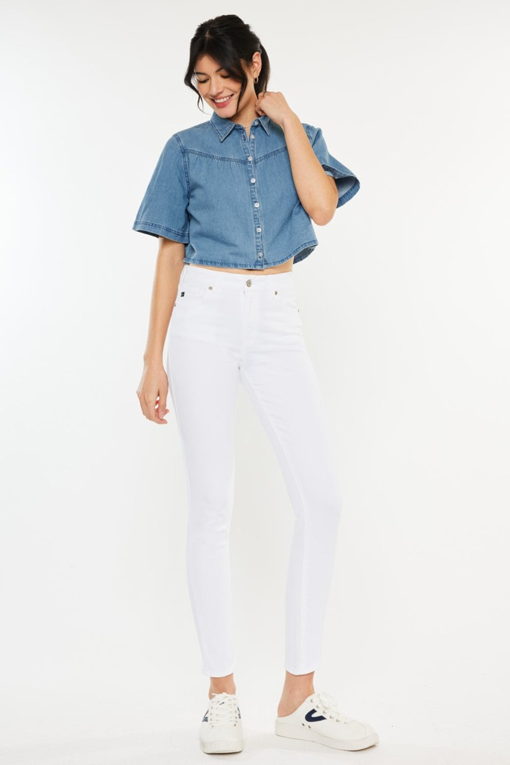Kancan High Rise Ankle Skinny Jeans *