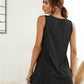 Scoop Neck Wide Strap Top and Shorts Set