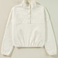 Sherpa Half Snap Long Sleeve Jacket