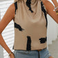Cowl Neck Sleeveless Blouse
