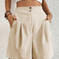 High Waist Shorts with Pockets