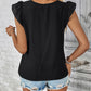 Ruffled V-Neck Tank