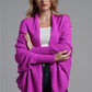 Open Front Batwing Sleeve Cardigan
