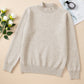Mock Neck Long Sleeve Sweater