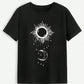 Sun & Moon Graphic Round Neck T-Shirt