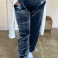 Pocketed Elastic Waist Joggers