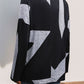 Color Block V-Neck Long Sleeve T-Shirt