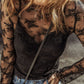 Surplice Cami and Lace Long Sleeve Cover Up Set