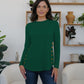 FAM-FAM Round Neck Long Sleeve T-Shirt
