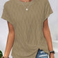 Full Size Round Neck Short Sleeve T-Shirt