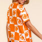 Haptics Football Checkered Print Short Sleeve T-Shirt
