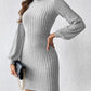 Turtleneck Long Sleeve Mini Dress