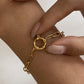 18K Gold-Plated Stainless Steel Chain Bracelet