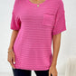 Round Neck Half Sleeve Knit Top