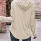 Mandy Drawstring Drop Shoulder Long Sleeve Hoodie