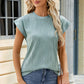 Round Neck Cap Sleeve T-Shirt