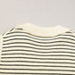 Striped Collared Neck Tank
