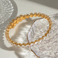 Stainless Steel Inlaid Zircon Bracelet