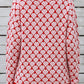 Angel Wings Contrast Round Neck Dropped Shoulder Sweater