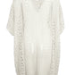 Cutout V-Neck Cover-Up with Tassel