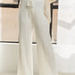 ADORA Tied Wide Leg Knit Pants
