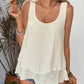 Layered Scoop Neck Wide Strap Tank