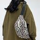 Leopard Nylon Crossbody Bag
