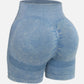 Washed High Waist Active Shorts