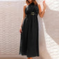 Full Size Single Shoulder Midi Dress